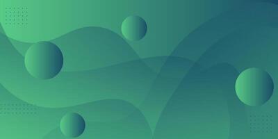 Abstract colorful bright green background with wave shapes and shadows. Modern and simple background. Eps10 vector