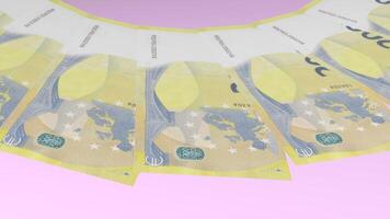 b zusammengesetzt Schleifen Design Euro curency von 200 Andorra video