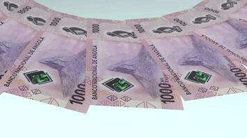 engelhaft Schleifen Design Kwanza curency von 1000 Angola video