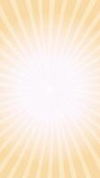 Loop of rays glow orange optical flare shine light from the top left animation, white light beams background. sun light lens flares art animation background video