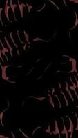 Abstract dark art with aesthetic shapes vector