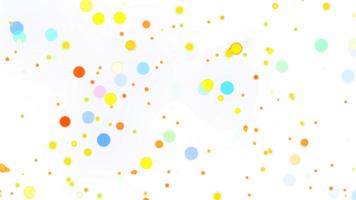 Abstract glittering bokeh lights effect background, Glow sparkling dust particles isolated on transparent. png
