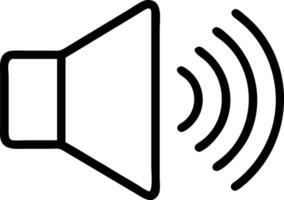 Sound Waves and Speaker Icon vector