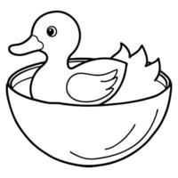 duck icon image vector