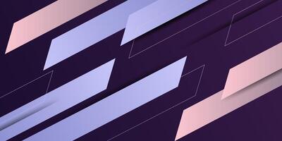 Abstract dark purple overlapping triangle pattern background. Trendy arrow shape concept. Eps10 vector