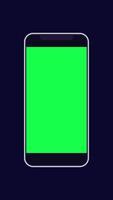 Feed on smartphone with green screen mock up display. for digital marketing, social media, UI UX design, app presentations. 4k visual for content creators, designers and advertisers. video