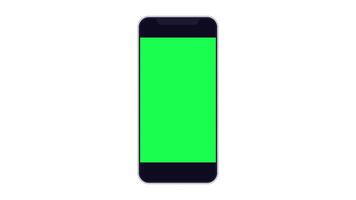 Feed on smartphone with green screen mock up display. for digital marketing, social media, UI UX design, app presentations. 4k visual for content creators, designers and advertisers video