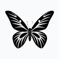 stylized silhouette of a butterfly, perfect for various design projects. vector