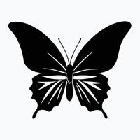 A striking, stylized silhouette of a butterfly, perfect for various design projects. vector