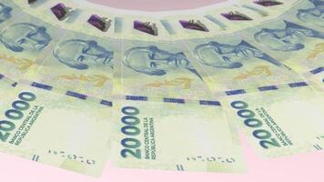 fröhlich Schleifen Design 20000 Pesos curency von Argentinien video