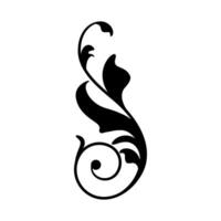 Calligraphic design element. illustration. vector