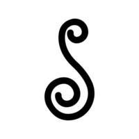 Spiral icon in trendy flat style isolated on white background. Swirl symbol for your web site design, logo, app, UI. vector