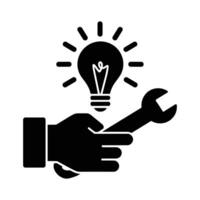 Innovative Solutions Combining Creativity and Practical Action vector