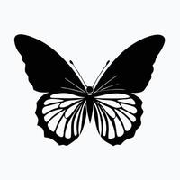 A striking, stylized silhouette of a butterfly, perfect for representing nature, beauty, or freedom. vector