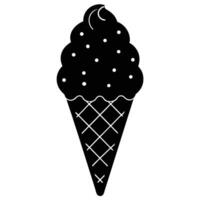 Ice cream cone vector