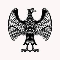 Phoenix on White Background Mythical Design vector