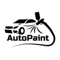 The logo for auto paint vector