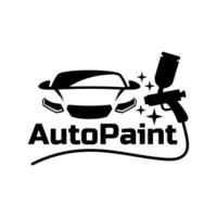 Autopaint logo design vector