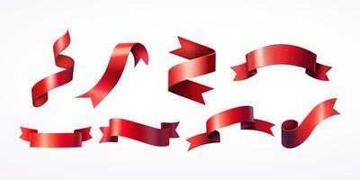 Ribbon Decoration, 3d. Suitable for design elements vector