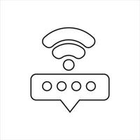Password icon. Containing login, access, secure, passcode, encryption, code, 2FA, fingerprint and more. vector