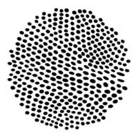 Dots abstract geometric shape illustration. texture art. vector
