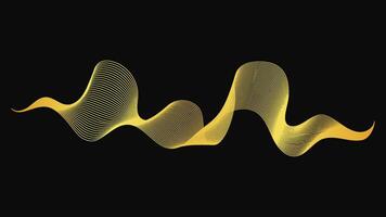 Abstract backdrop with luxury waves on dark background. wave design. illustration vector