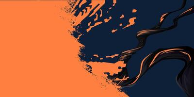 Bright grungy background. Orange scratched template. Texture and elements for design banner. vector