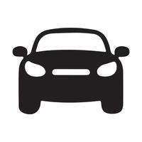 Car Icon. Minimalist Design on White vector