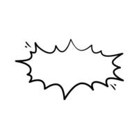 Blank Speech Bubble for Branding vector