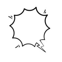 Minimalist Speech Bubble for Design vector