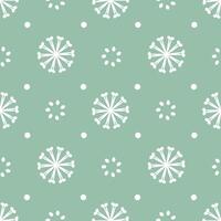 Seamless abstract pattern with white balls on blue background vector