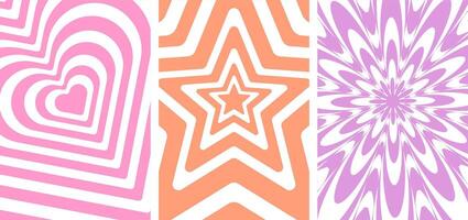 geometric vintage background vector