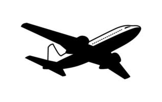 plane taking off icon vector