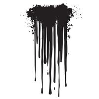 Edgy Black Dripping Texture with a Raw Aesthetic vector