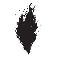 Scorched Black Fire with Distressed Highlights vector
