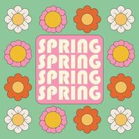 spring background design vector