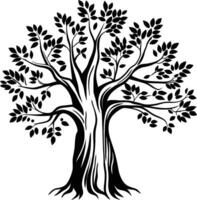 Abstract Playful Tree Illustration Perfect for Prints vector