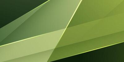 Abstract overlap background with green color design. Simple papercut design with light and shadow. vector