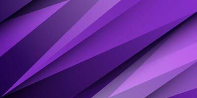 Abstract 3D background with dark purple color design. Overlap realistic triangle with shadow pattern. vector