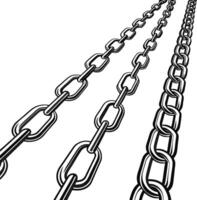 unique Chain art vector
