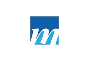Abstract letter M logo design, Creative logo idea sign. design Concept vector