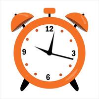 Alarm clock is isolated on a white background vector