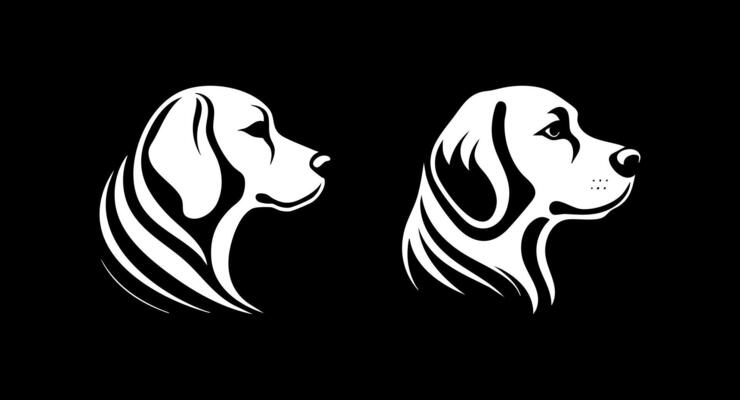 Beagle Logo Black and White