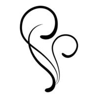 illustration of a swirl. Isolated on a white background. vector