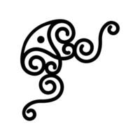 Ornament elements . Decorative line art ornament. Can be used for wallpaper, pattern fills, web page background,surface textures. vector