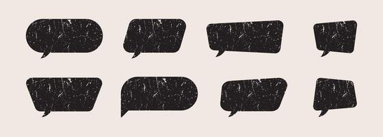 Collection of Chat Icons. Speech Bubble Symbols Representing Messages, Comments, and Conversations. vector