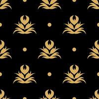 Seamless Ethnic Pattern with Abstract Oriental Design and Style. vector