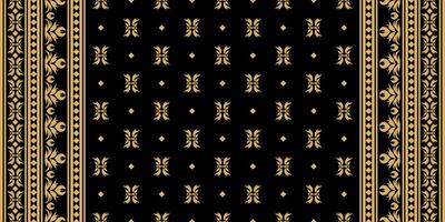 Abstract Ethnic Pattern with Seamless Oriental Style. vector