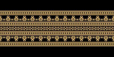 Seamless Ethnic and Abstract Pattern with Oriental Influence. vector