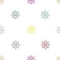 a colorful pattern with stars on it vector
